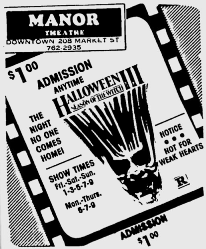 Halloween III Season of the Witch newspaper ad